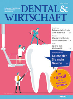 Cover der Ausgabe 3/2024 von DENTAL&WIRTSCHAFT